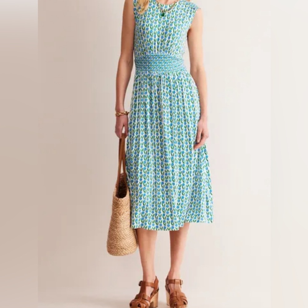 Boden Thea Sleeveless Midi Dress